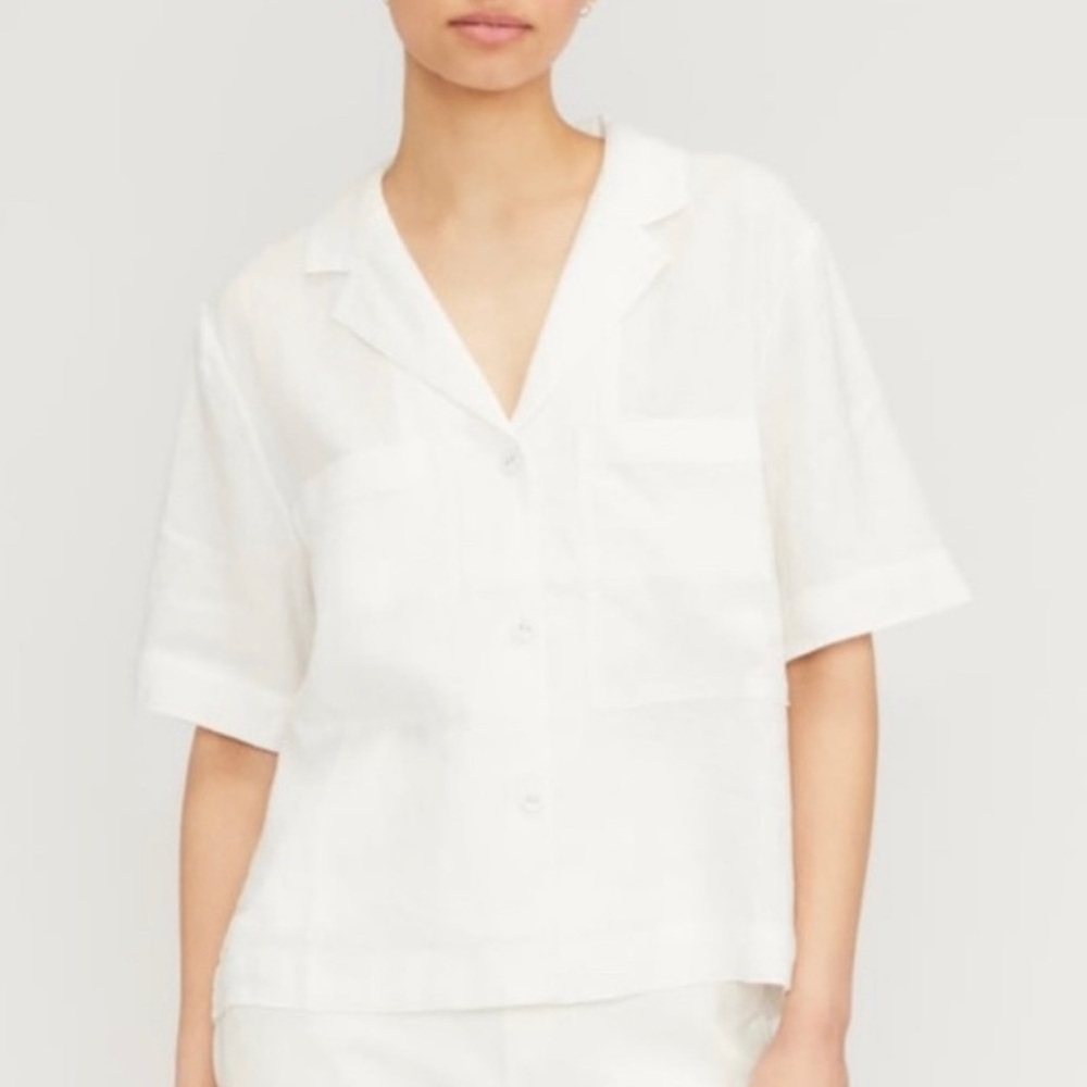 NWT Everlane Women's The Linen Workwear Shirt